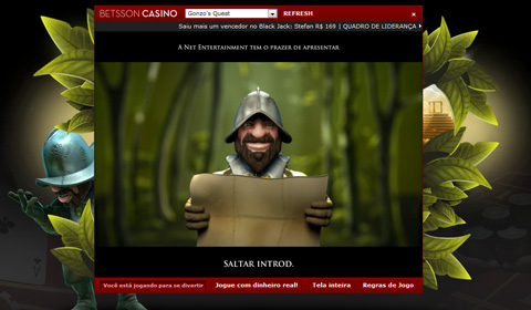 Gonzo's Quest Caça-Níquel - Betsson Casino