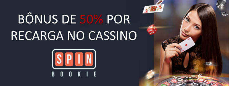 Spinbookie dá 50% de bônus nas recargas de cassino | Cassinos Brasil